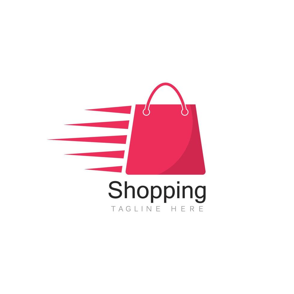 Shopping Logo vector icon illustration