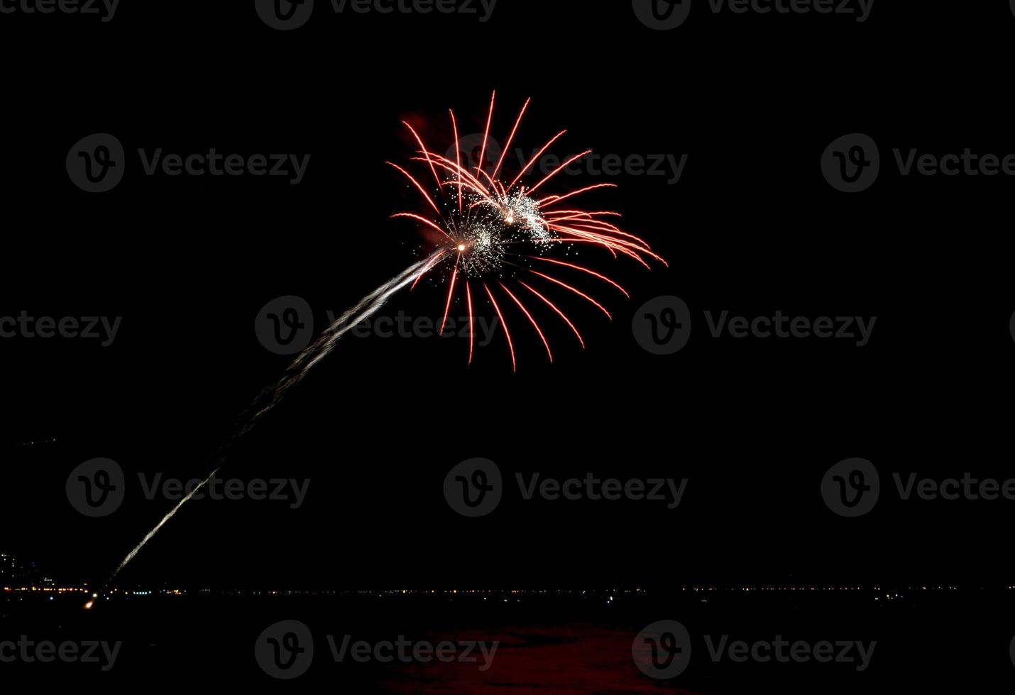 Coney Island Beach Fireworks photo