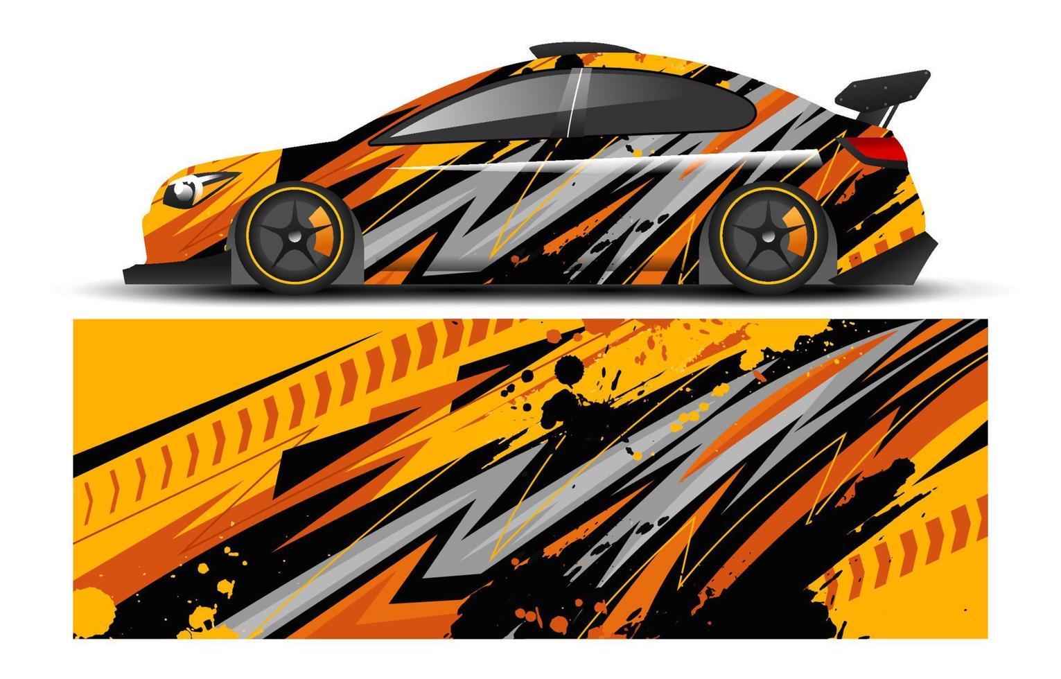 Car Decal Sticker Template vector