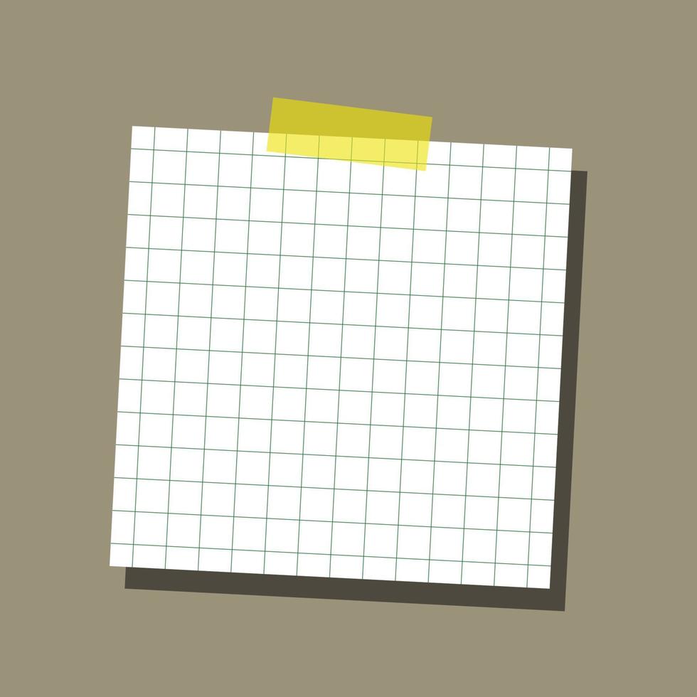 blank grid paper banner vector design