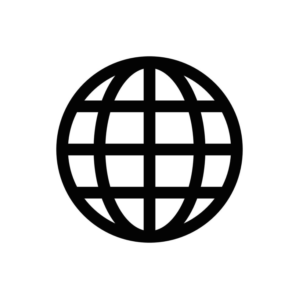 black web address icon vector illustration