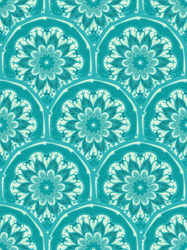 Mandala Seamless Pattern vector