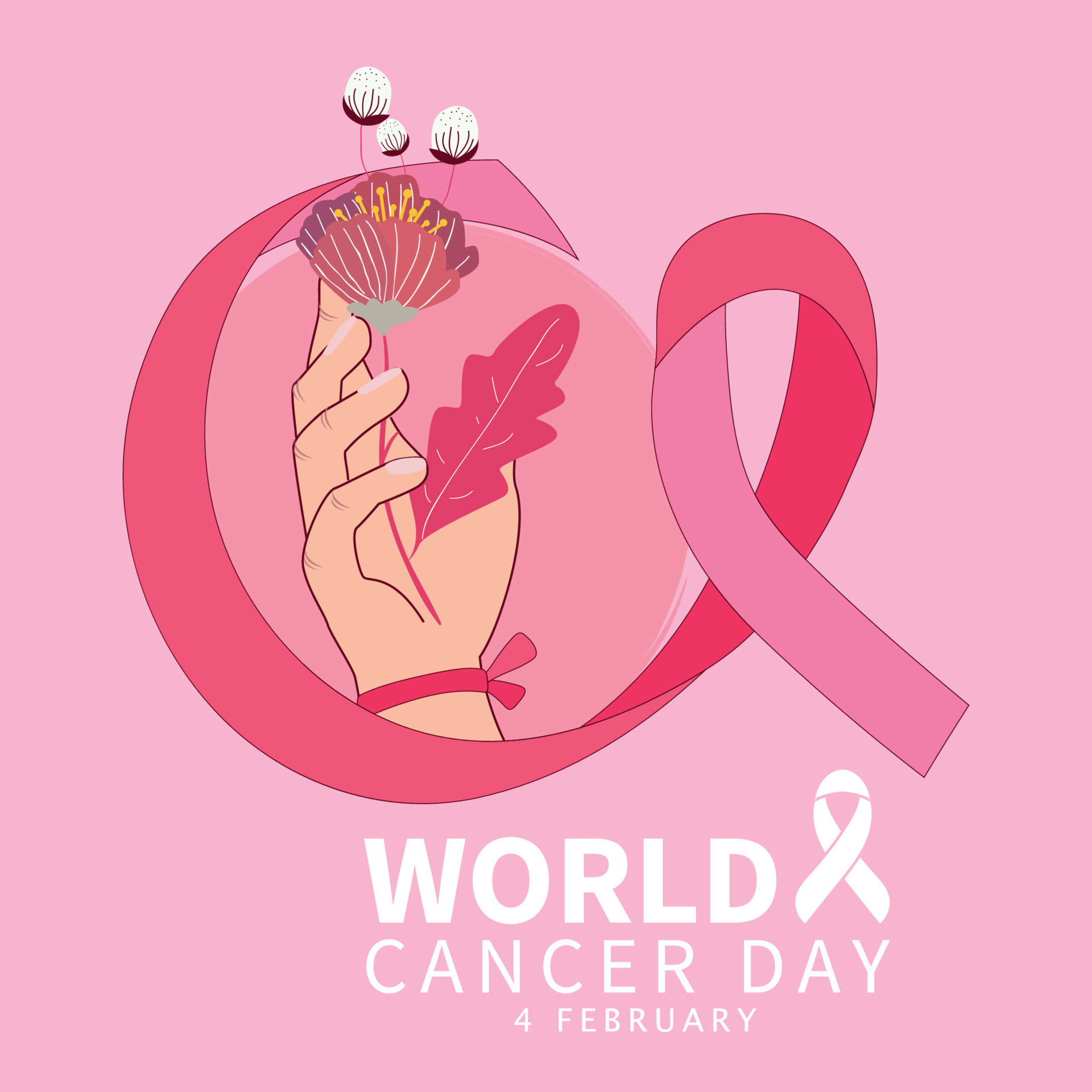 World Cancer Day nice poster 16118027 Vector Art at Vecteezy