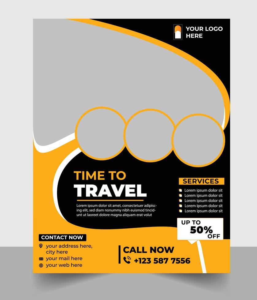 Business flyer template vector