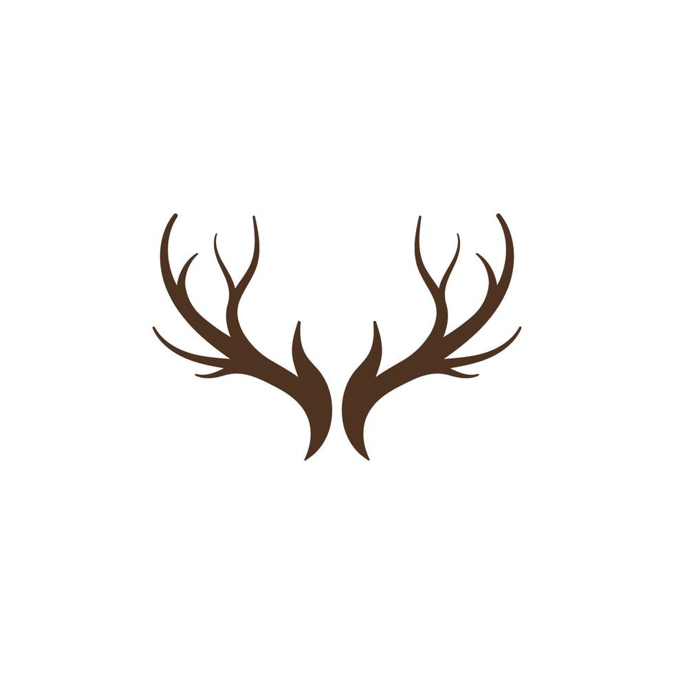 Deer antler logo vector icon illustration 16119252 Vector Art at Vecteezy
