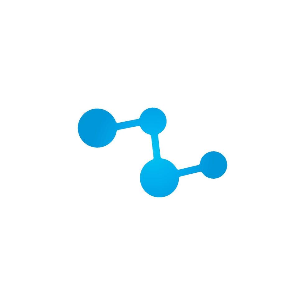 molecule logo vector icon illustration