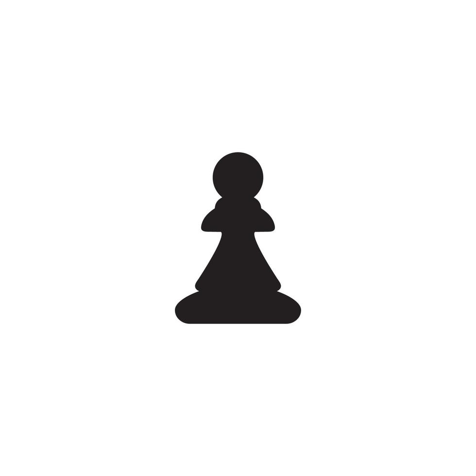 vector chess piece set for logo design,