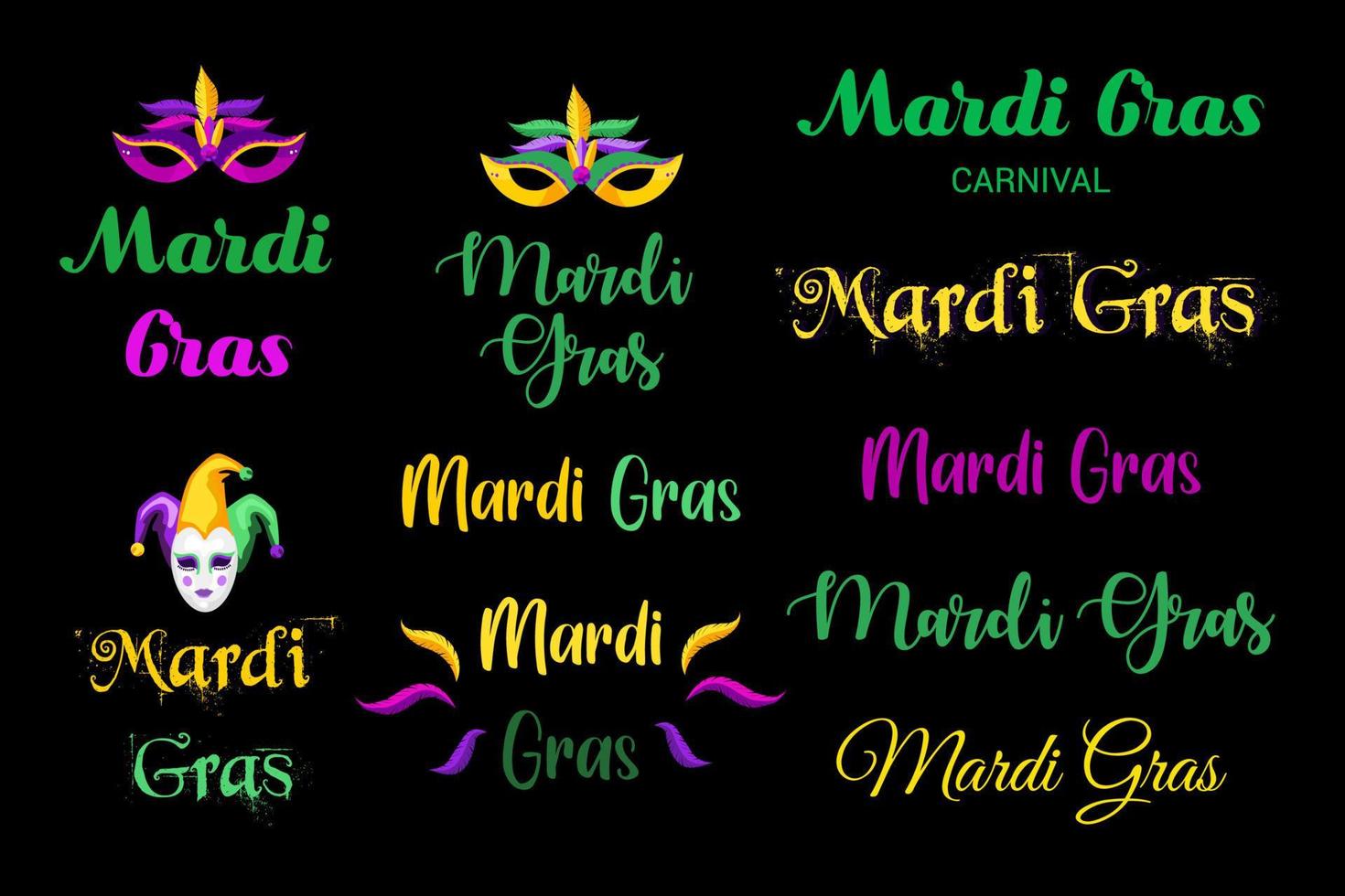 best mardi gras font