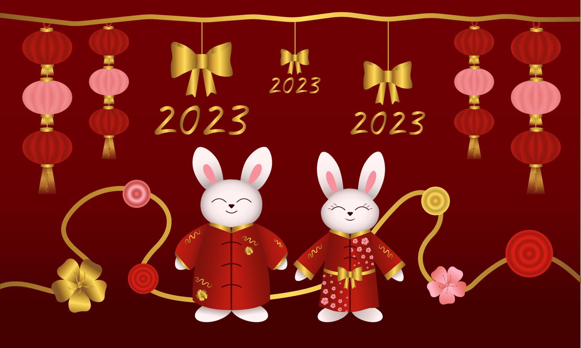 chinese new year rabbit stuff