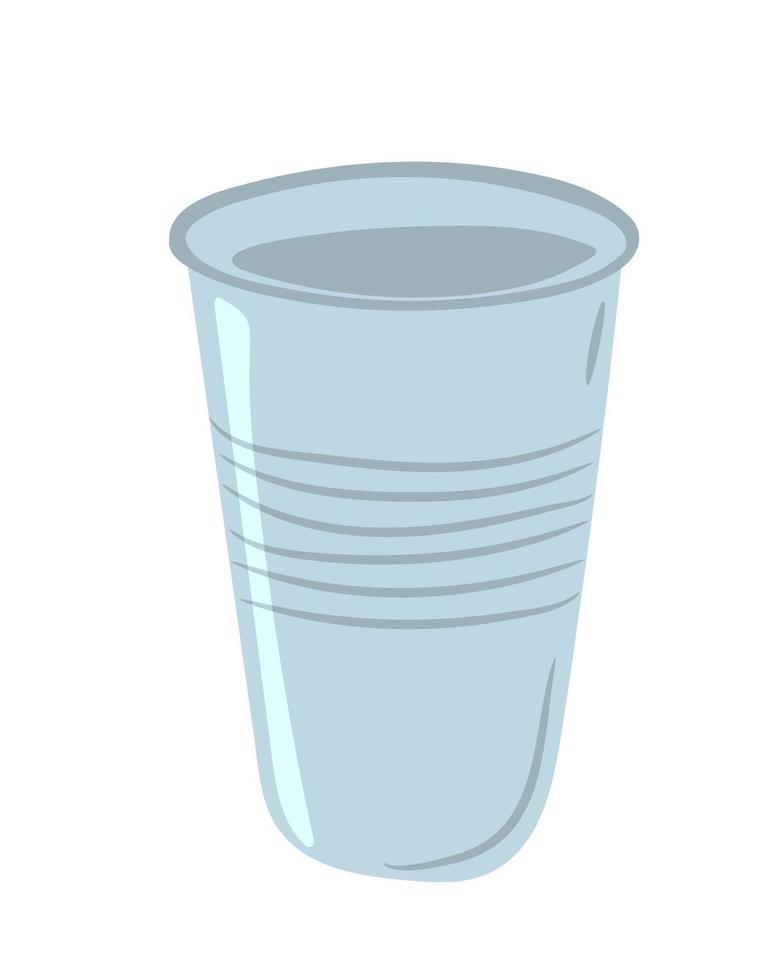 Hand-drawn empty plastic disposable cup 16119733 Vector Art at Vecteezy