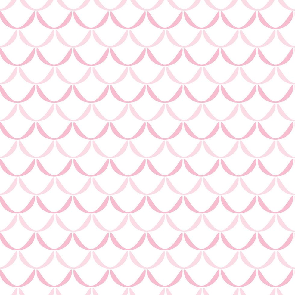 lindos patrones dibujados a mano sin costuras. elegantes patrones vectoriales modernos con ondas rosas. divertido estampado rosa repetitivo para niños vector