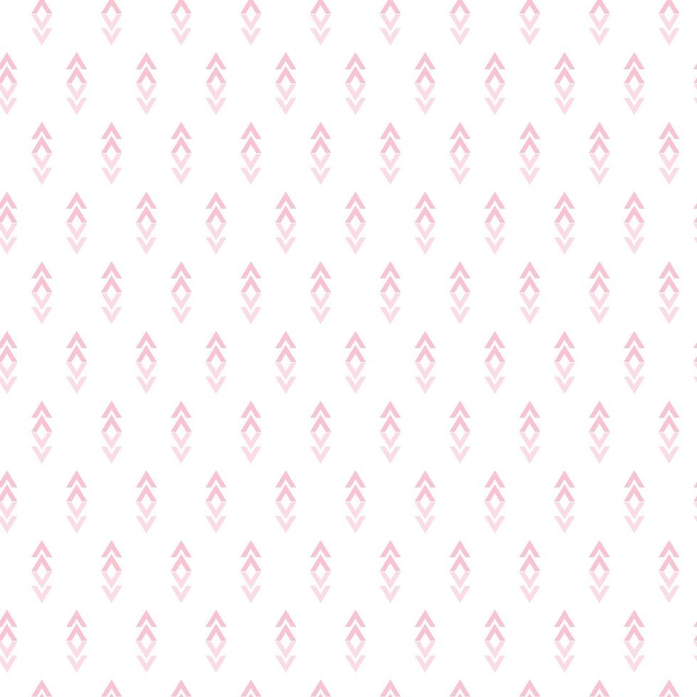 lindos patrones dibujados a mano sin costuras. elegantes patrones vectoriales modernos con diamantes de color rosa brillante y rosa claro. divertido estampado rosa repetitivo para niños vector