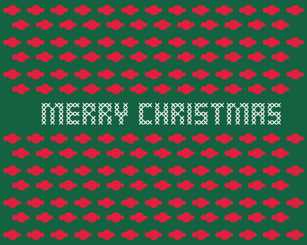 Merry Christmas and Happy new year Concept Green and red color background for design. vector
