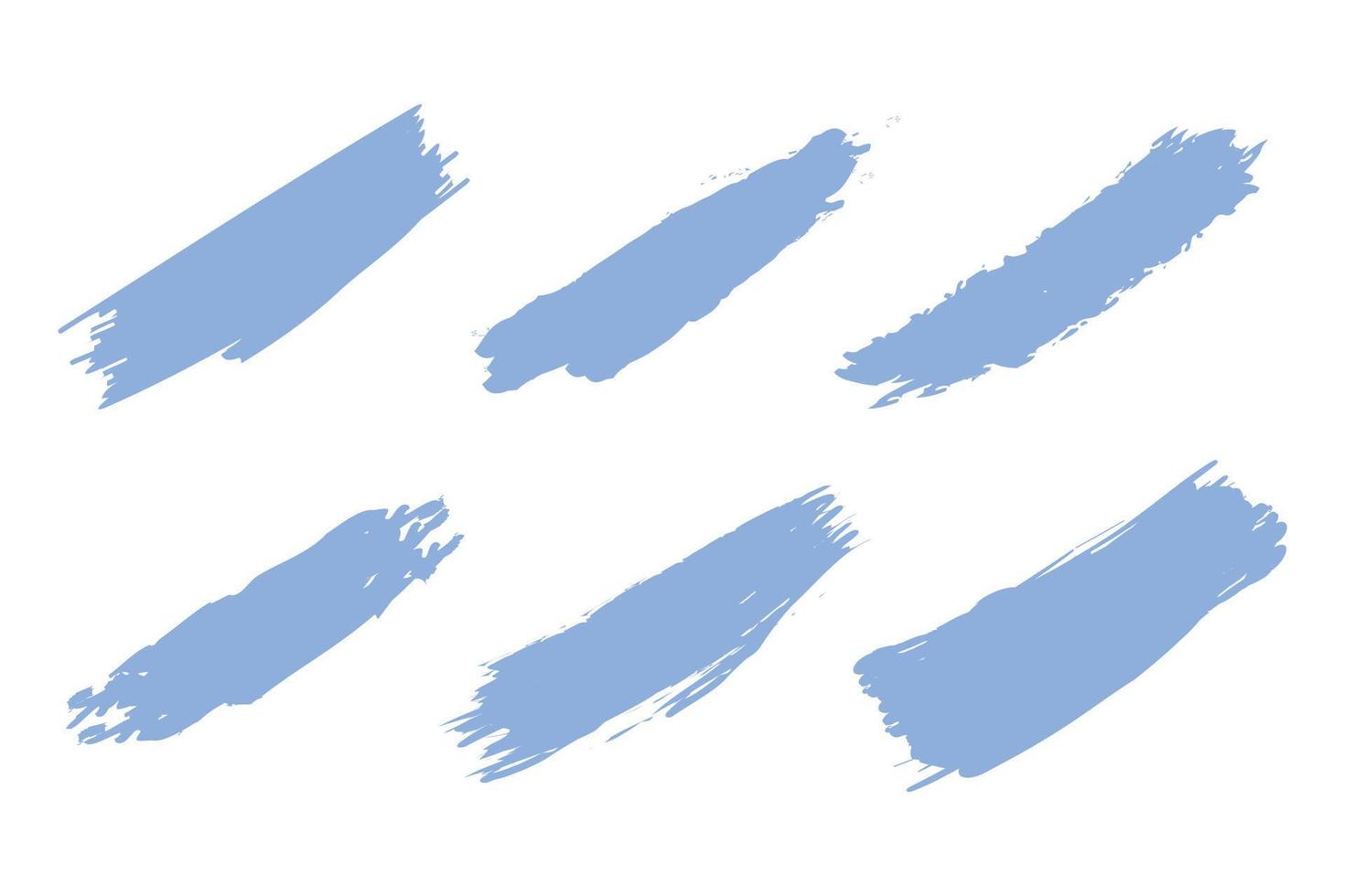 Blue Brush Strokes vector