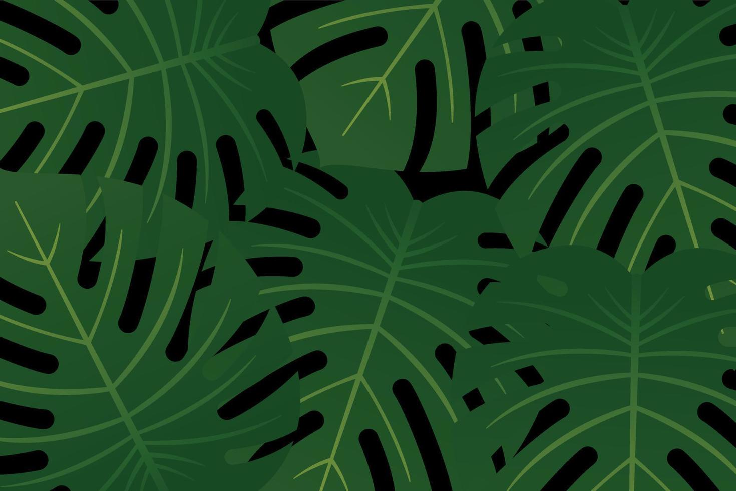 Monstera Plant Background vector