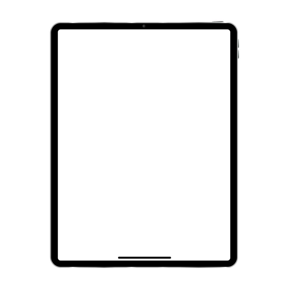 Tablet Realistic 2 vector