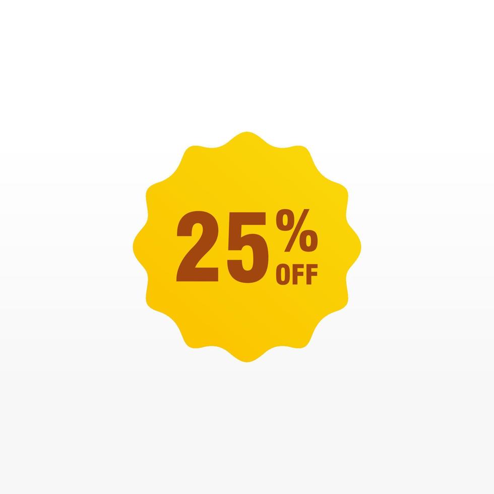 25 discount, Sales Vector badges for Labels, , Stickers, Banners, Tags, Web Stickers, New offer. Discount origami sign banner.
