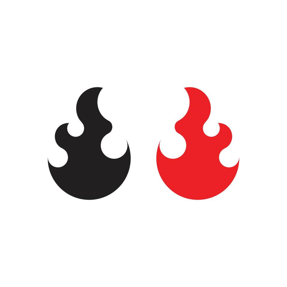 hot smoke fire curves geometric symbol icon vector