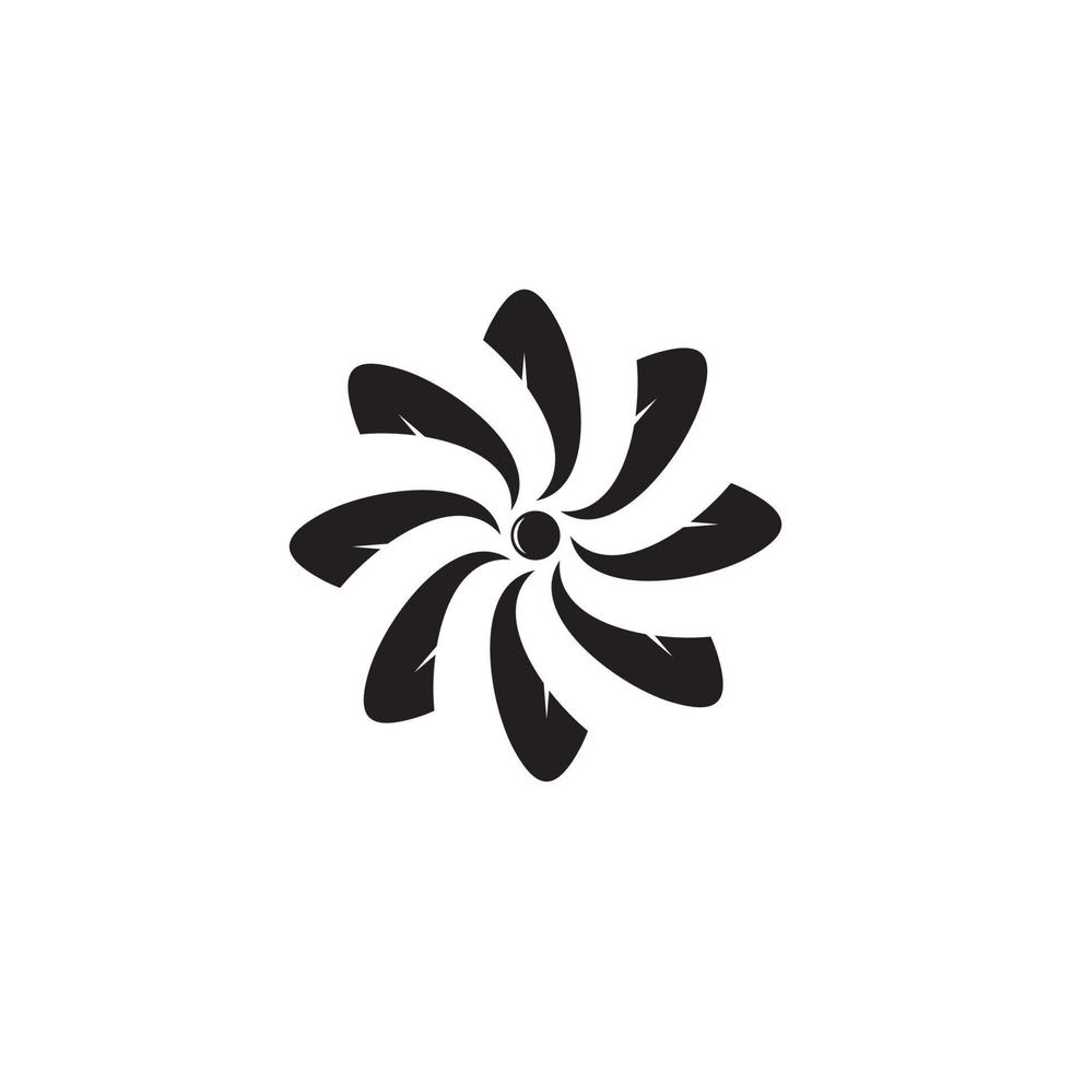 symbol vector of swirl object geometric motion design