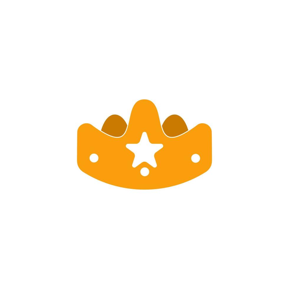 simple crown doddle design symbol logo vector