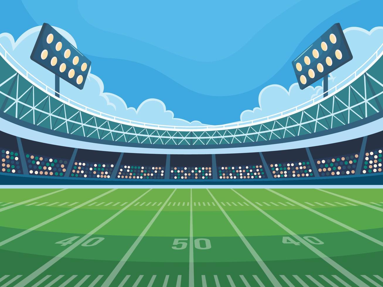 Superbowl Background Template vector