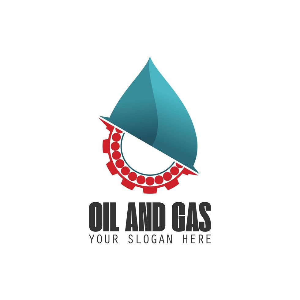 empresas de petróleo y gas, engranajes y rodamientos imagen icono gráfico diseño de logotipo concepto abstracto vector stock. se puede utilizar como un símbolo asociado con una máquina o industria