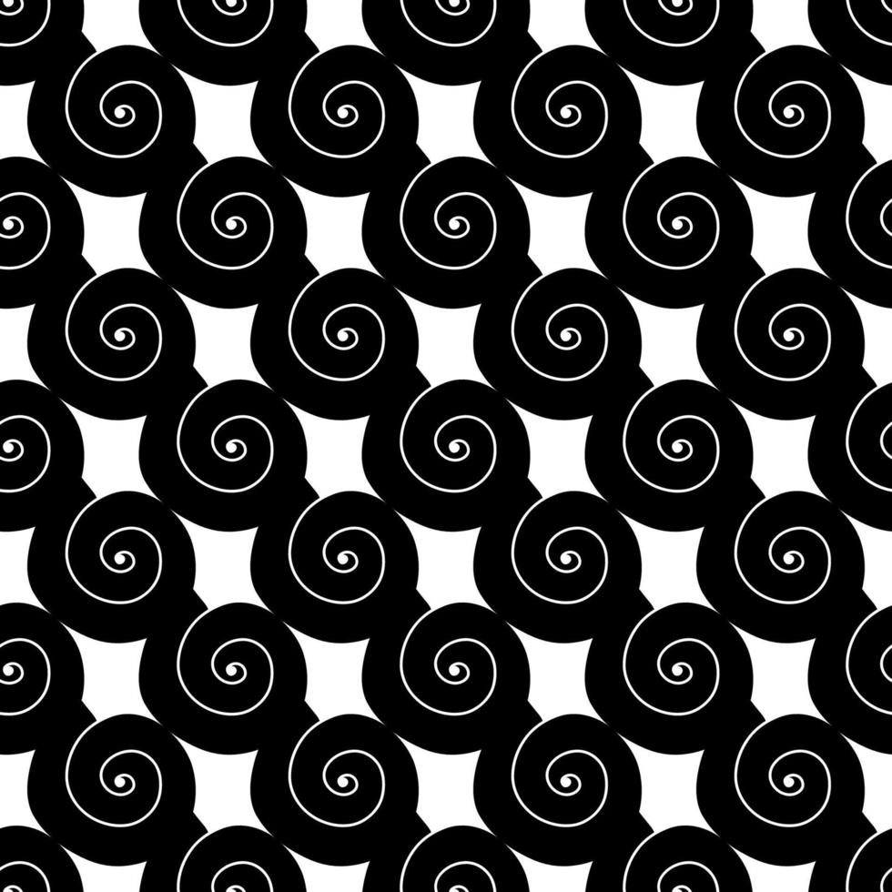 Vector seamless pattern. Line art sketch seashells. Isolated background. Decoration symbol of health calcium. Summer, sand and beach design. Repetitive ornament.