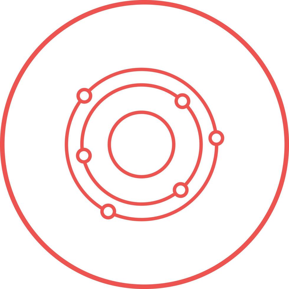 Atomic Structure Vector Icon