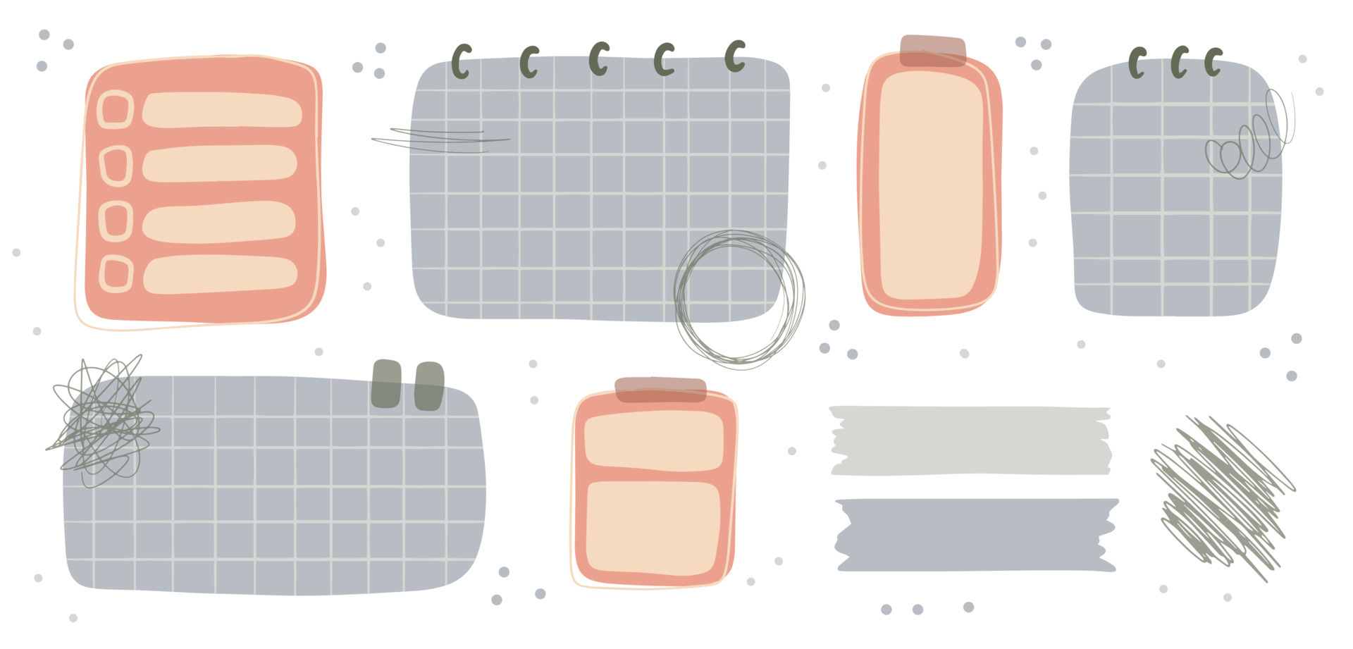Set Of Cute Scrapbook Paper Note And Printable Elements To Do List And set-of-cute-scrapbook-paper-note-and-printable-elements-to-do-list-and