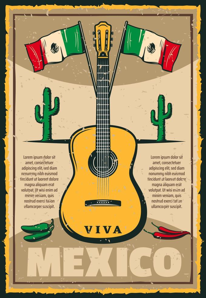 cartel del bosquejo de la fiesta del cinco de mayo de la fiesta mexicana vector