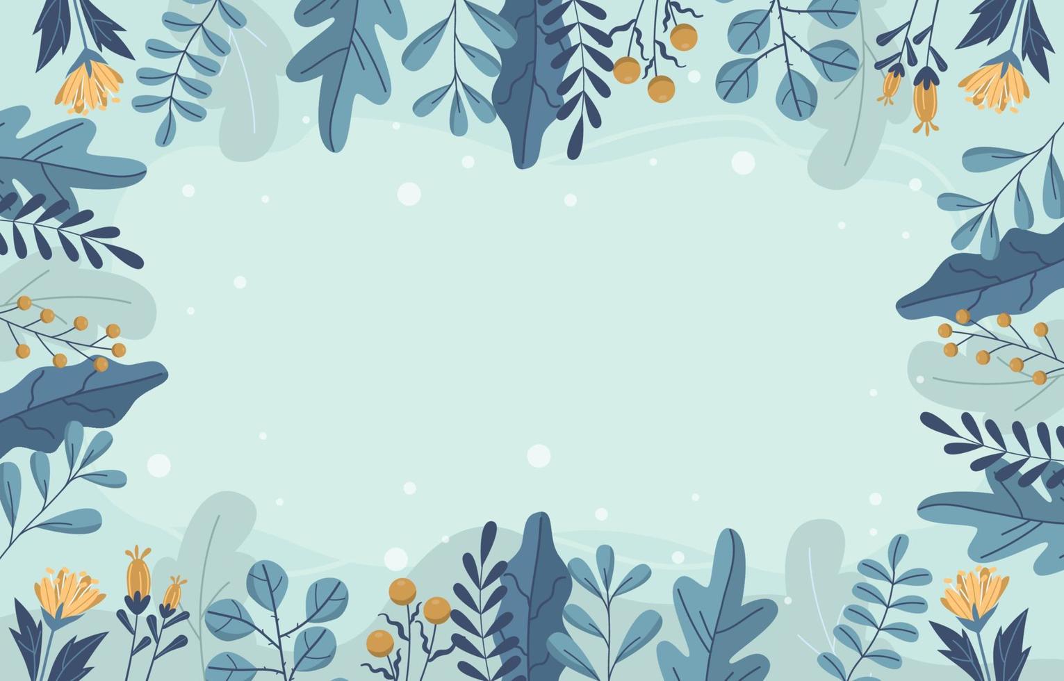 Winter Border Background vector