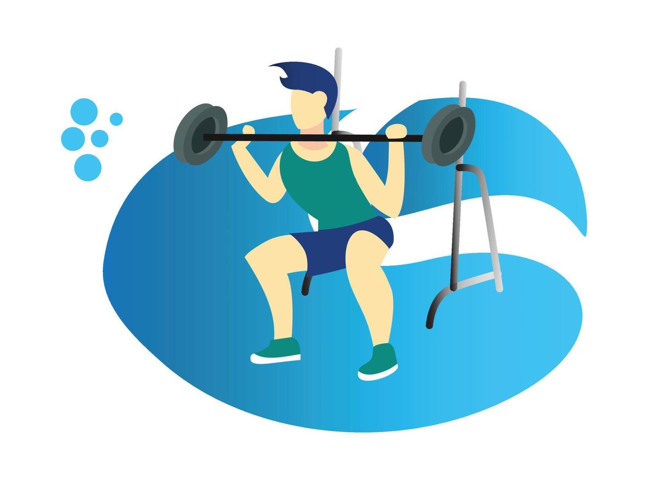 3D isometric illustration of sports activities in a gym.Vector Isometric Illustration Suitable for Diagrams, Infographics, And Other Graphic assets vector