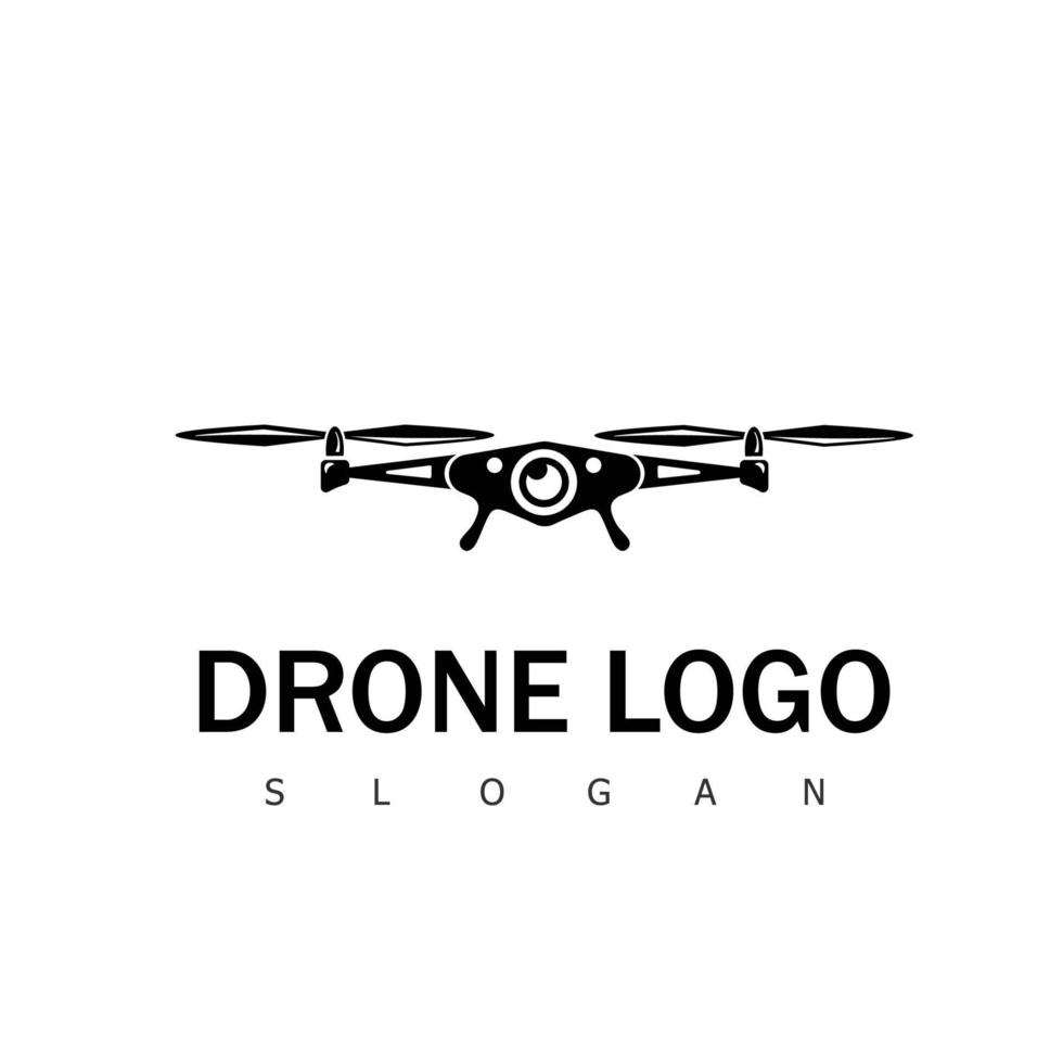 drone fly logo remote technology symbol vector