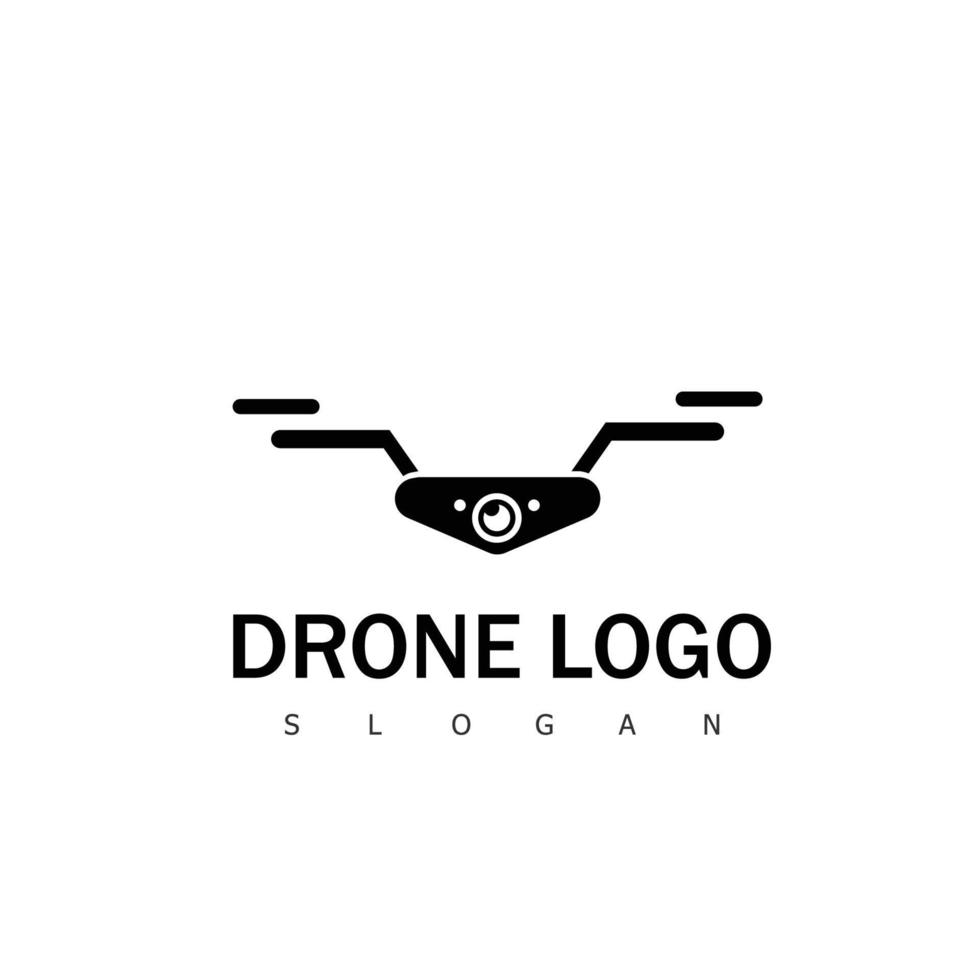 drone fly logo remote technology symbol vector