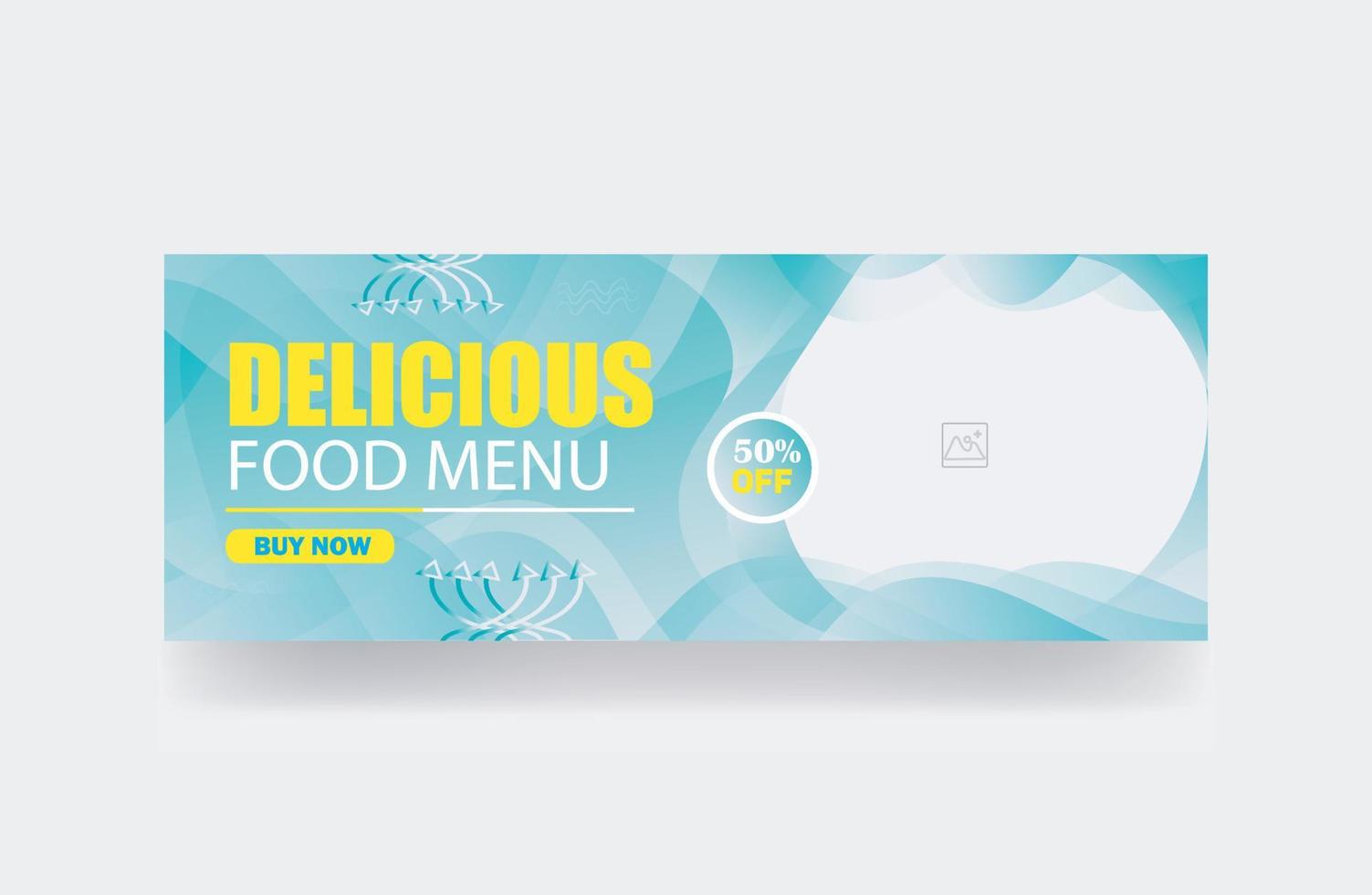 Restaurant banner pizza banner food menu cover template vector
