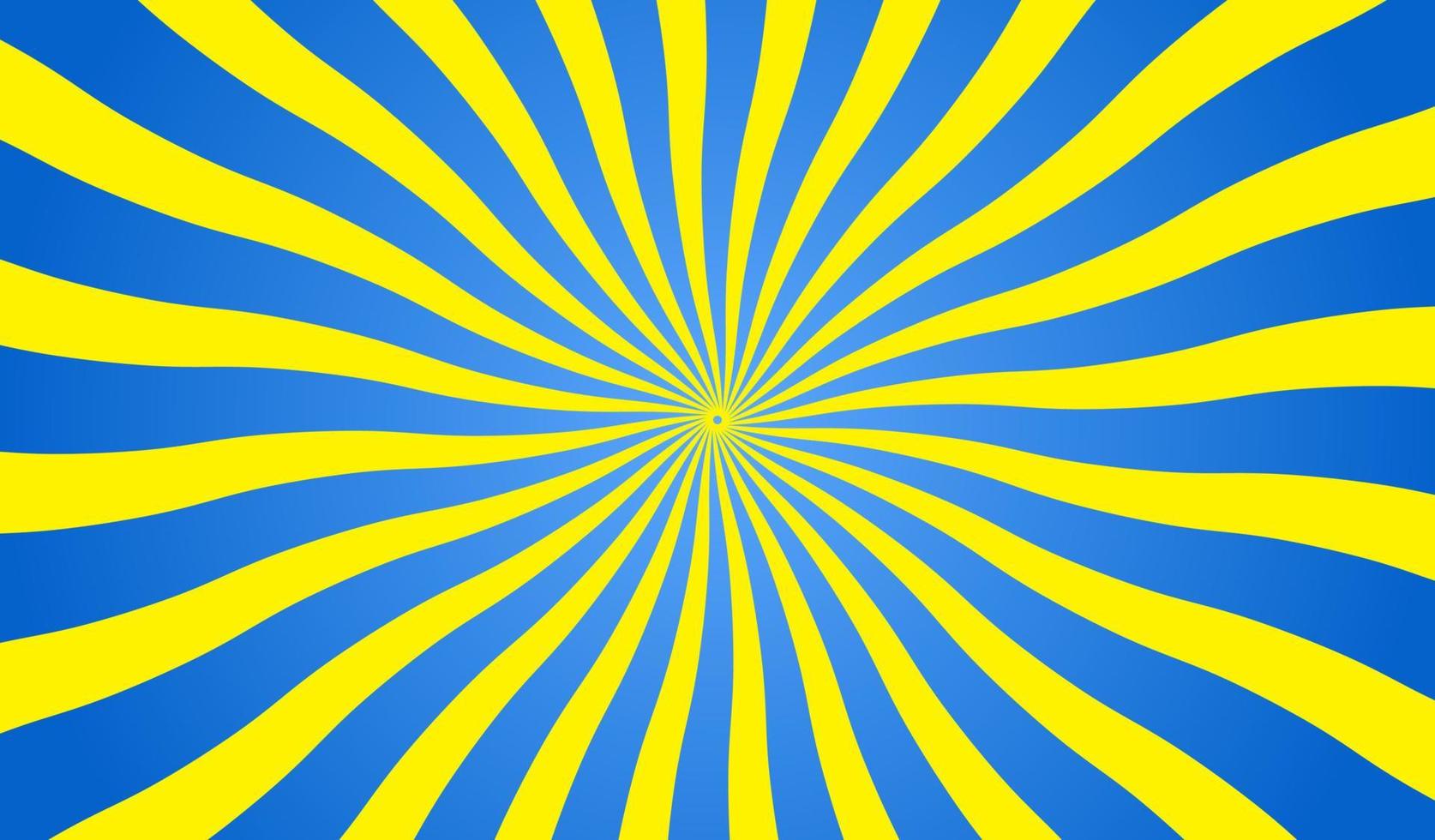 Vector simple background. Spiral stripes in pop art style