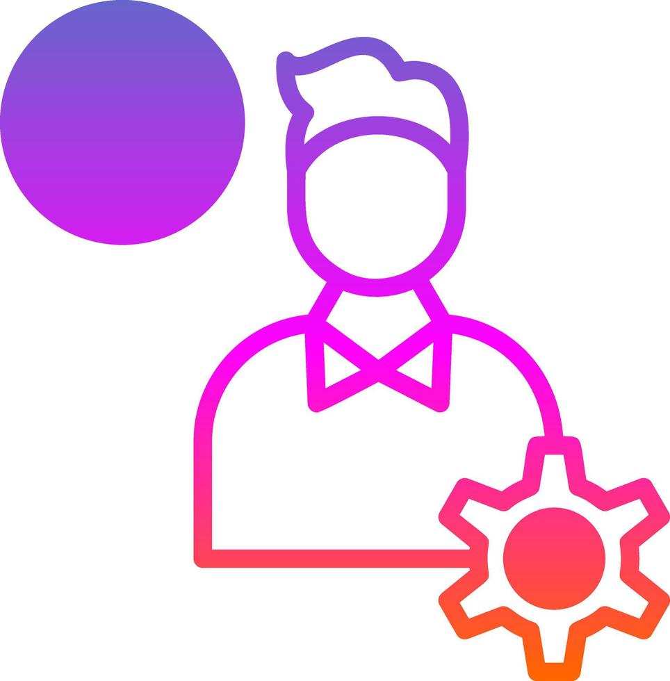 Productive Work Vector Icon Design