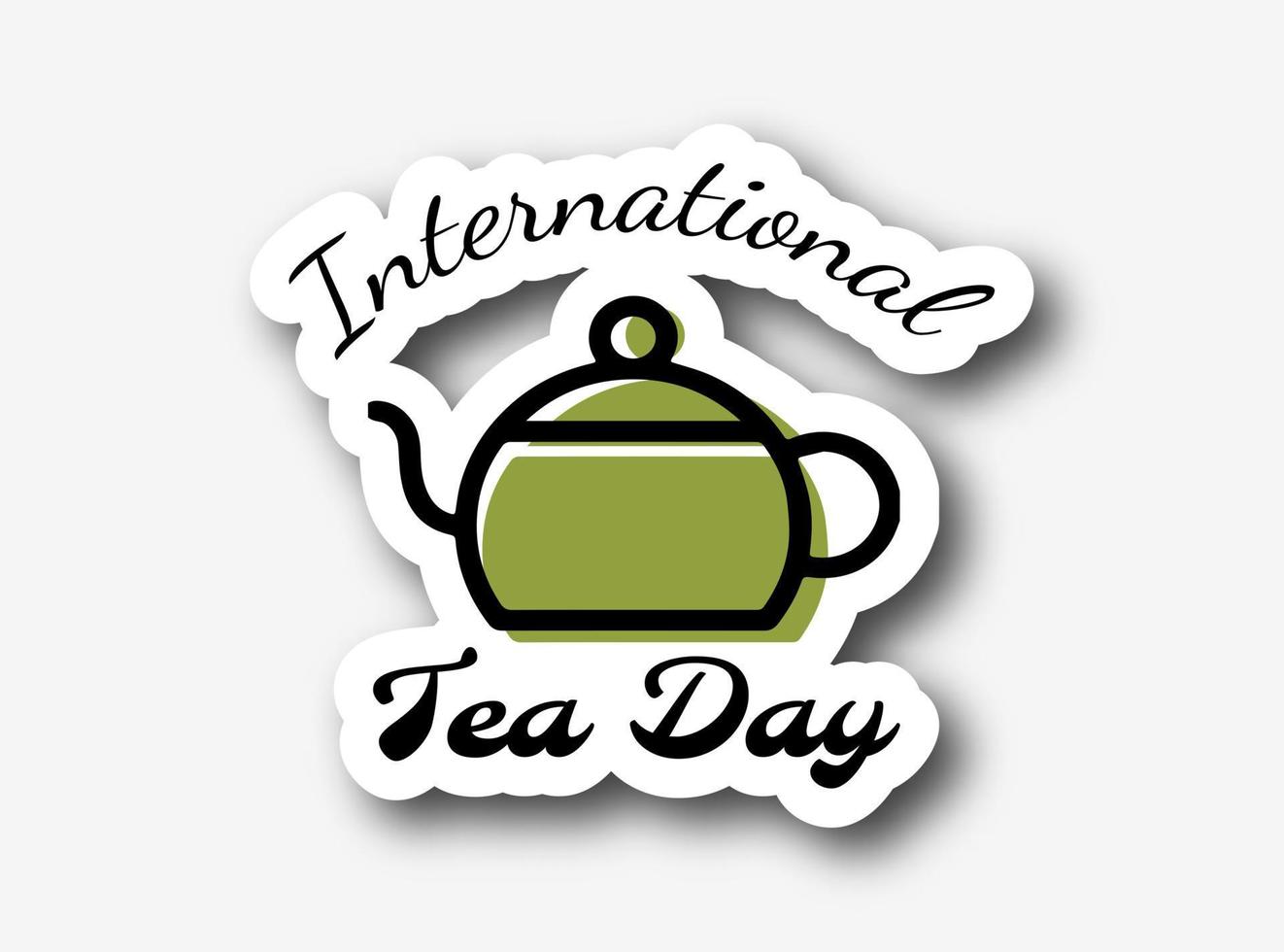 International Tea Day vector