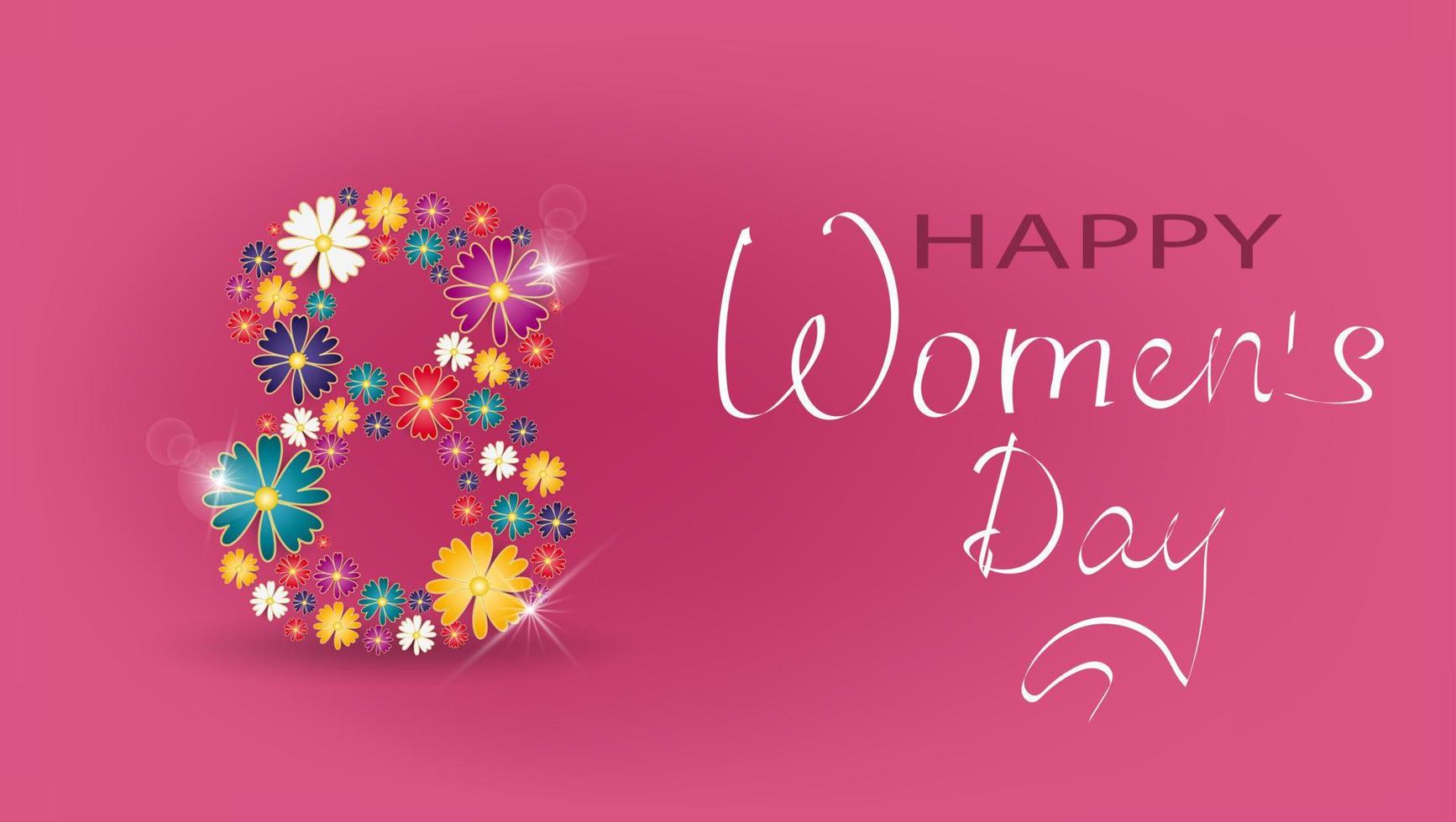 March 8, Women's Day vector