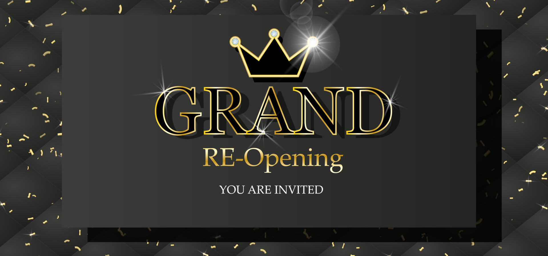 Grand Opening Invitation Vector Art, Icons, and Graphics for Free Download