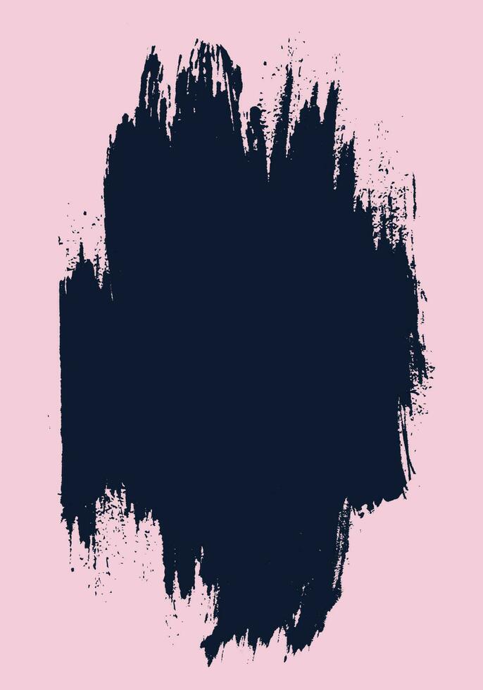 Paint brush stroke grunge texture vector