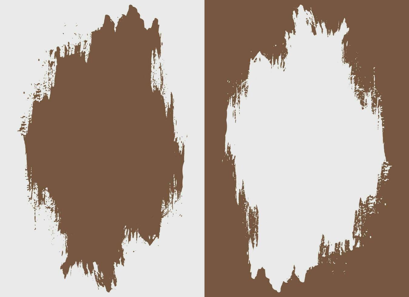 Collection of free vector brush stroke image