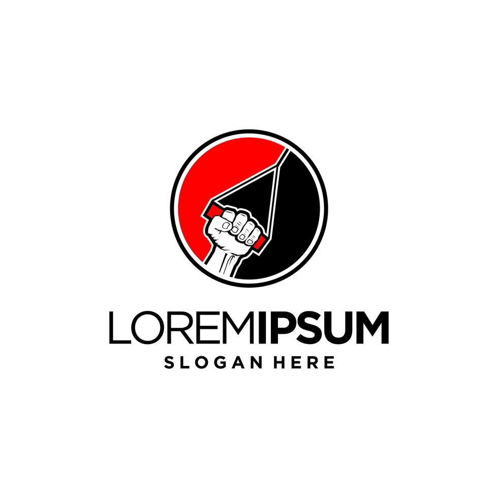 fitness logo design illustration vector