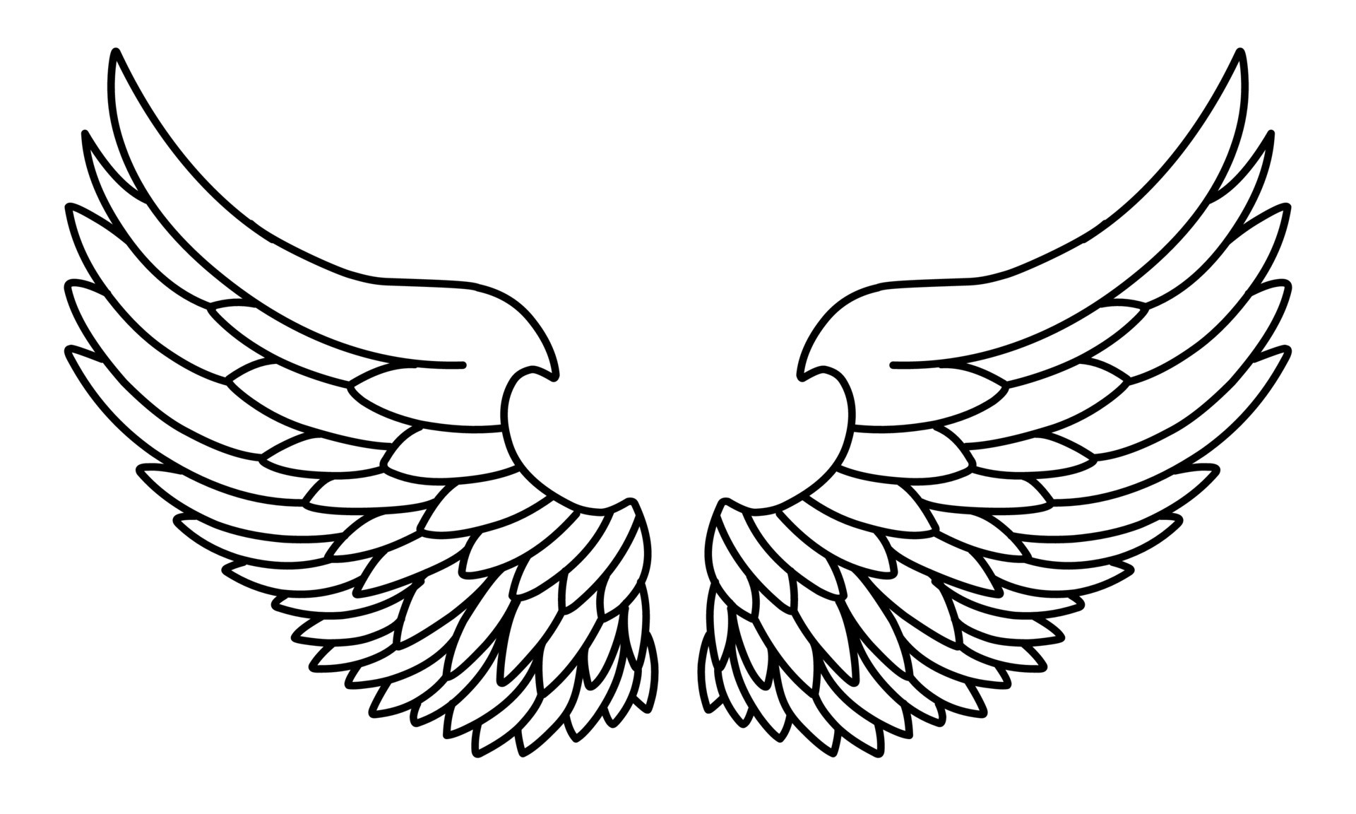 Alas Del Vector De Icono De Ángel. Signo De Línea Delgada. Ilustración De  Símbolo De Contorno Aislado Ilustraciones svg, vectoriales, clip art  vectorizado libre de derechos. Image 141468832