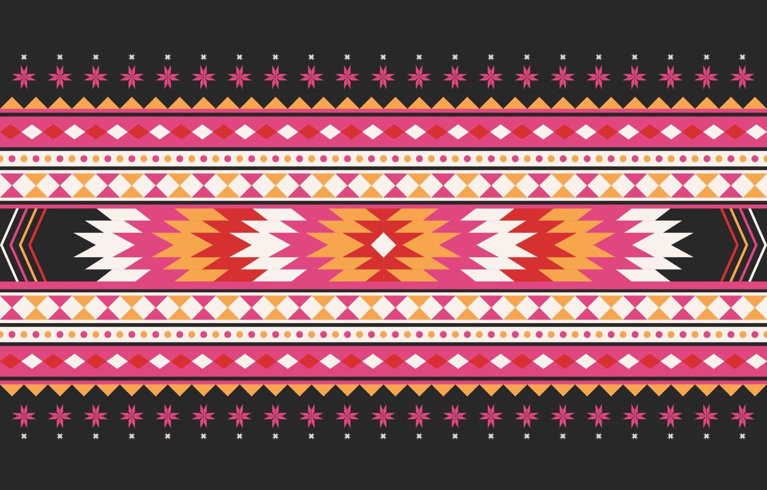 Geometric ethnic pattern seamless. Style ethnic American Aztec seamless colorful textile. Design for background,wallpaper,fabric,carpet,ornaments,decoration,clothing,Batik,wrapping,Vector illustration vector