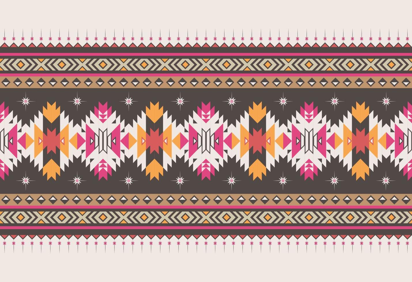 Geometric ethnic pattern seamless. Style ethnic American Aztec seamless colorful textile. Design for background,wallpaper,fabric,carpet,ornaments,decoration,clothing,Batik,wrapping,Vector illustration vector