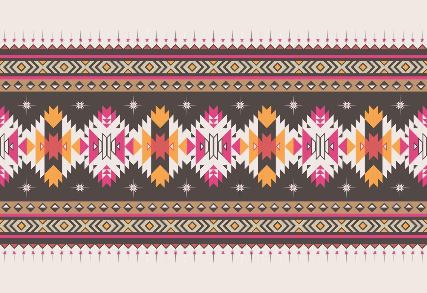 Geometric ethnic pattern seamless. Style ethnic American Aztec seamless colorful textile. Design for background,wallpaper,fabric,carpet,ornaments,decoration,clothing,Batik,wrapping,Vector illustration vector