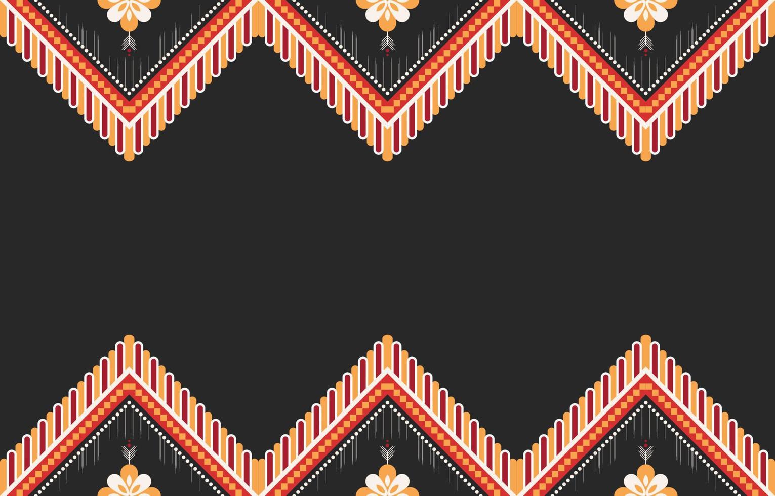 gráfico sin costuras de patrones étnicos geométricos. estilo étnico textil colorido sin costuras. diseño para fondo, papel tapiz, tela, alfombra, adornos, decoración, ropa, batik, envoltura, ilustración vectorial vector