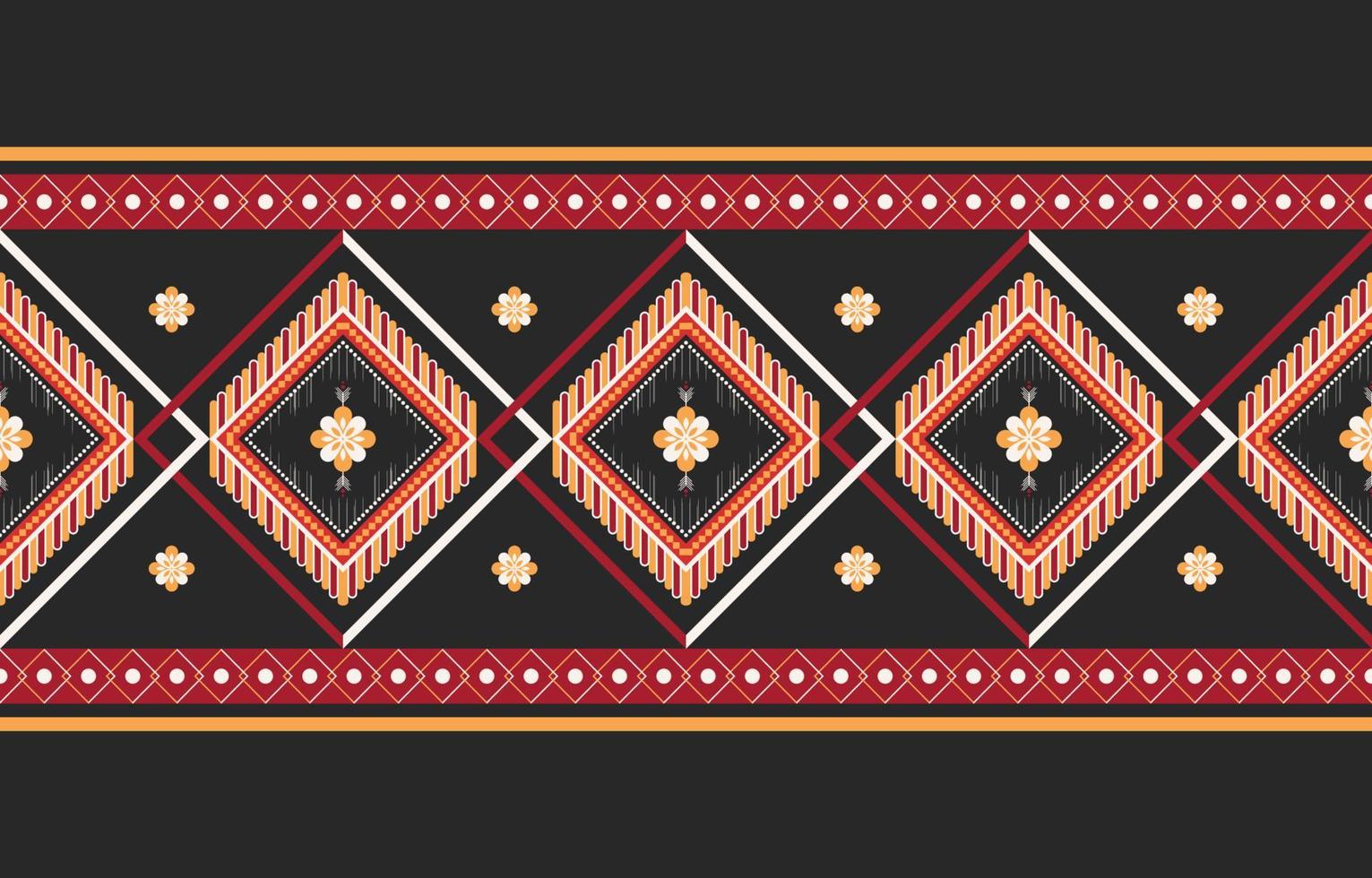 Geometric ethnic pattern seamless graphic. Style ethnic seamless colorful textile. Design for background,wallpaper,fabric,carpet,ornaments,decoration,clothing,Batik,wrapping,Vector illustration vector