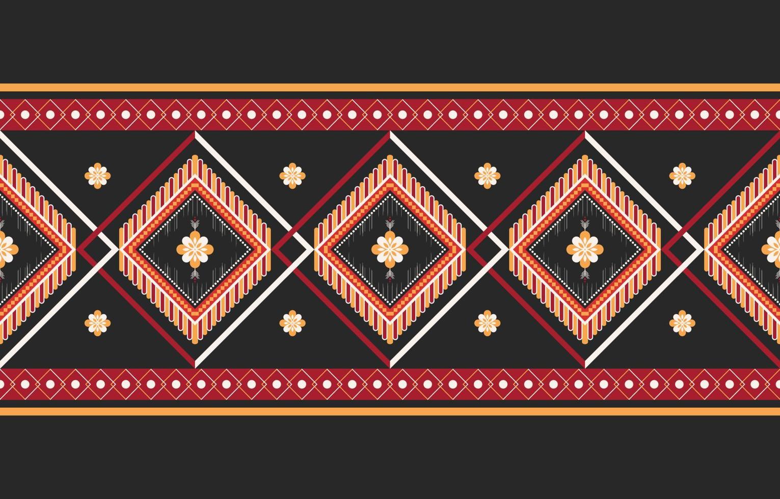 Geometric ethnic pattern seamless graphic. Style ethnic seamless colorful textile. Design for background,wallpaper,fabric,carpet,ornaments,decoration,clothing,Batik,wrapping,Vector illustration vector